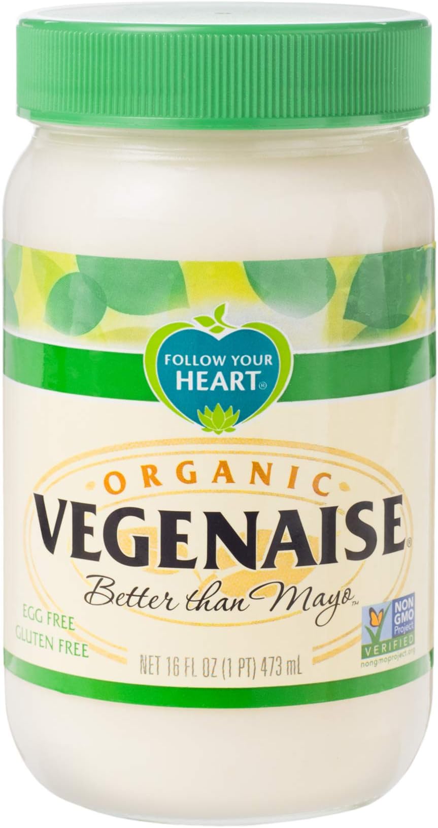 Organic, Egg Free, Non-GMO Vegenaise Vegan Mayo AlternativePack of 6 (16 ounce)