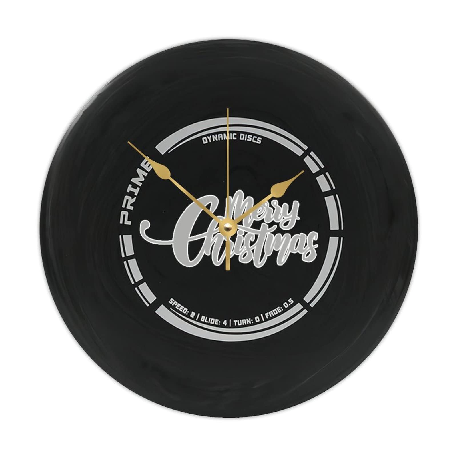 Cadeau pour les amateurs de sport : horloge ronde en bois de Noël 38cm