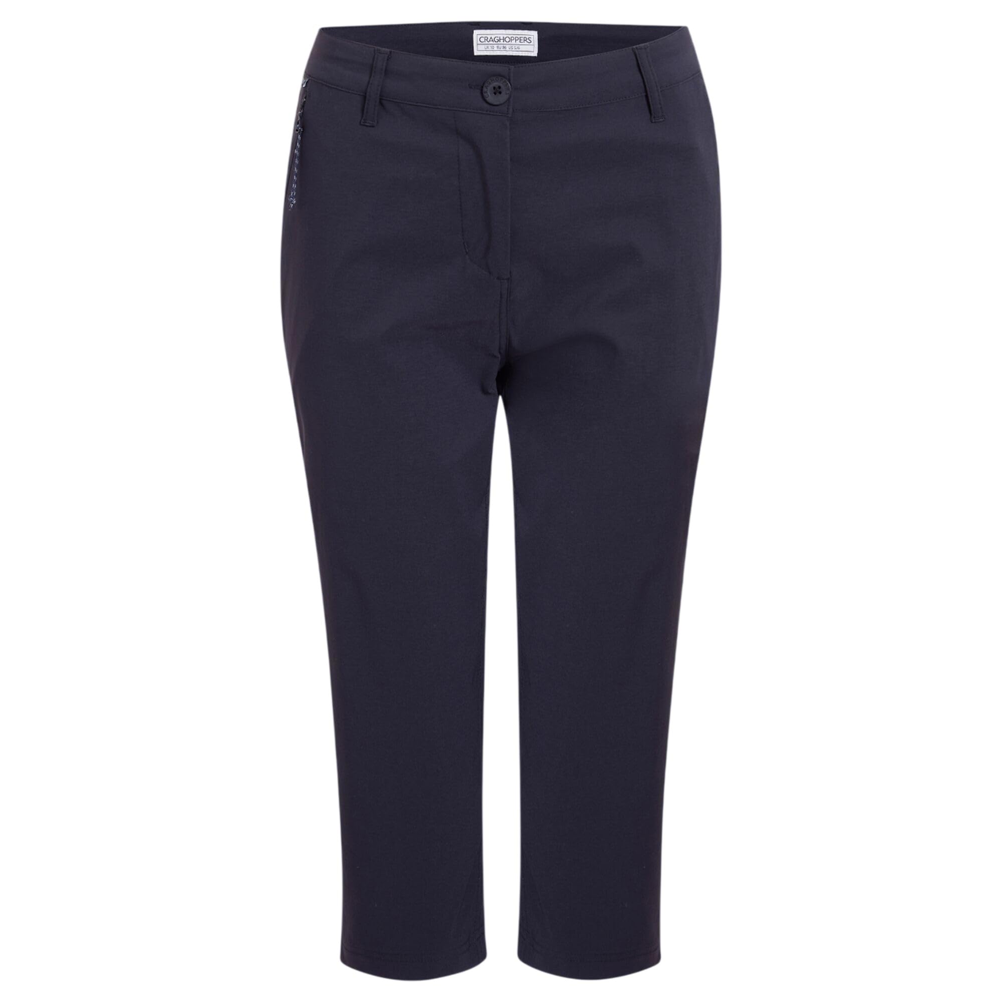 Craghoppers Women's Kiwi Pro Iii Cropped Trouser Navy Size 16