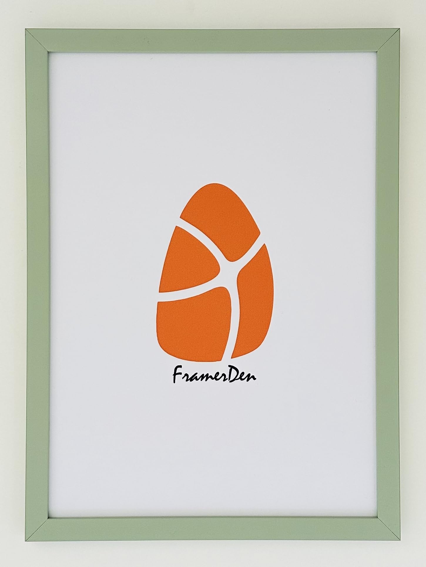 FramerDen® Light Green A2 Poster Picture Frame Fits 42x59.4cm Size Poster Photo Artwork Print, Portrait & Landscape Wall Mountable, Perspex Front and MDF backing — image 1