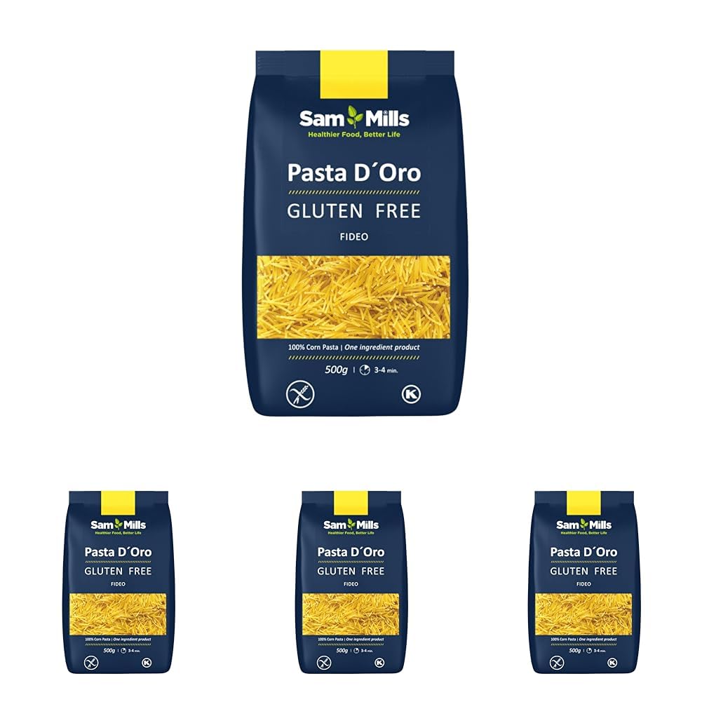Sam Mills - Fideos Sin Gluten - 1 paquete de 500 g - 100% Harina de Maíz - Fabricado en Instalaciones Sin Gluten - Mejora el Tránsito Intestinal - Ideal para Dietas Veganas — view 8