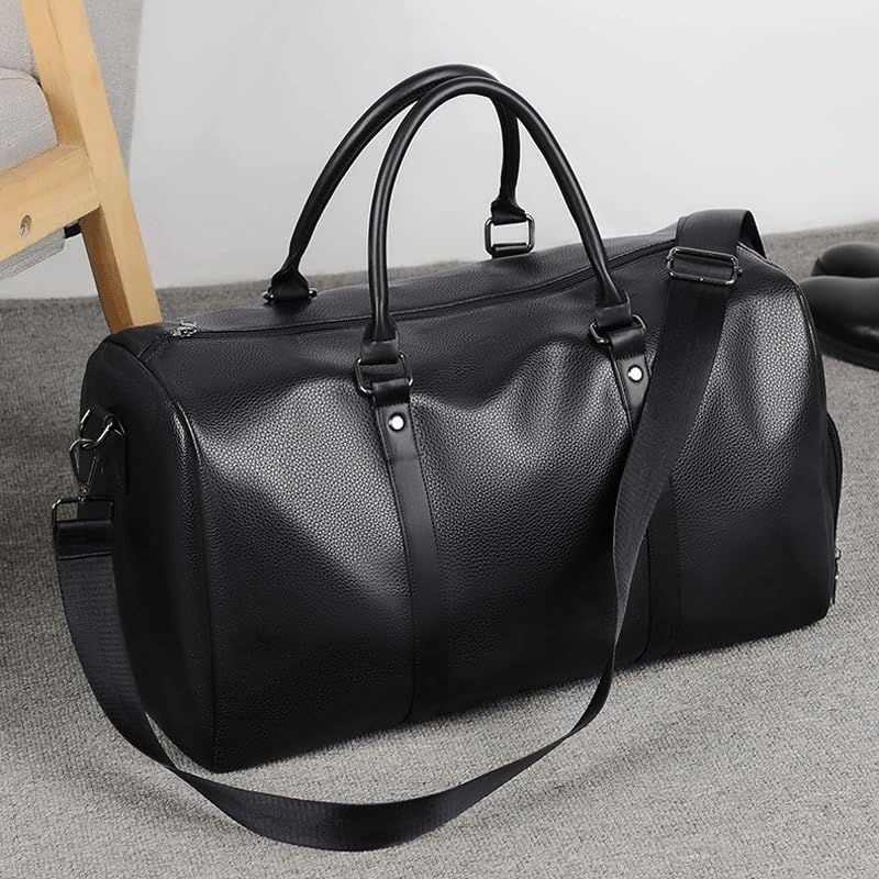 Men's Business Casual Bag Storage Tote Large Capacity Portable Fitness Bag Duffel Bag Crossbody Bag,D-As shown3