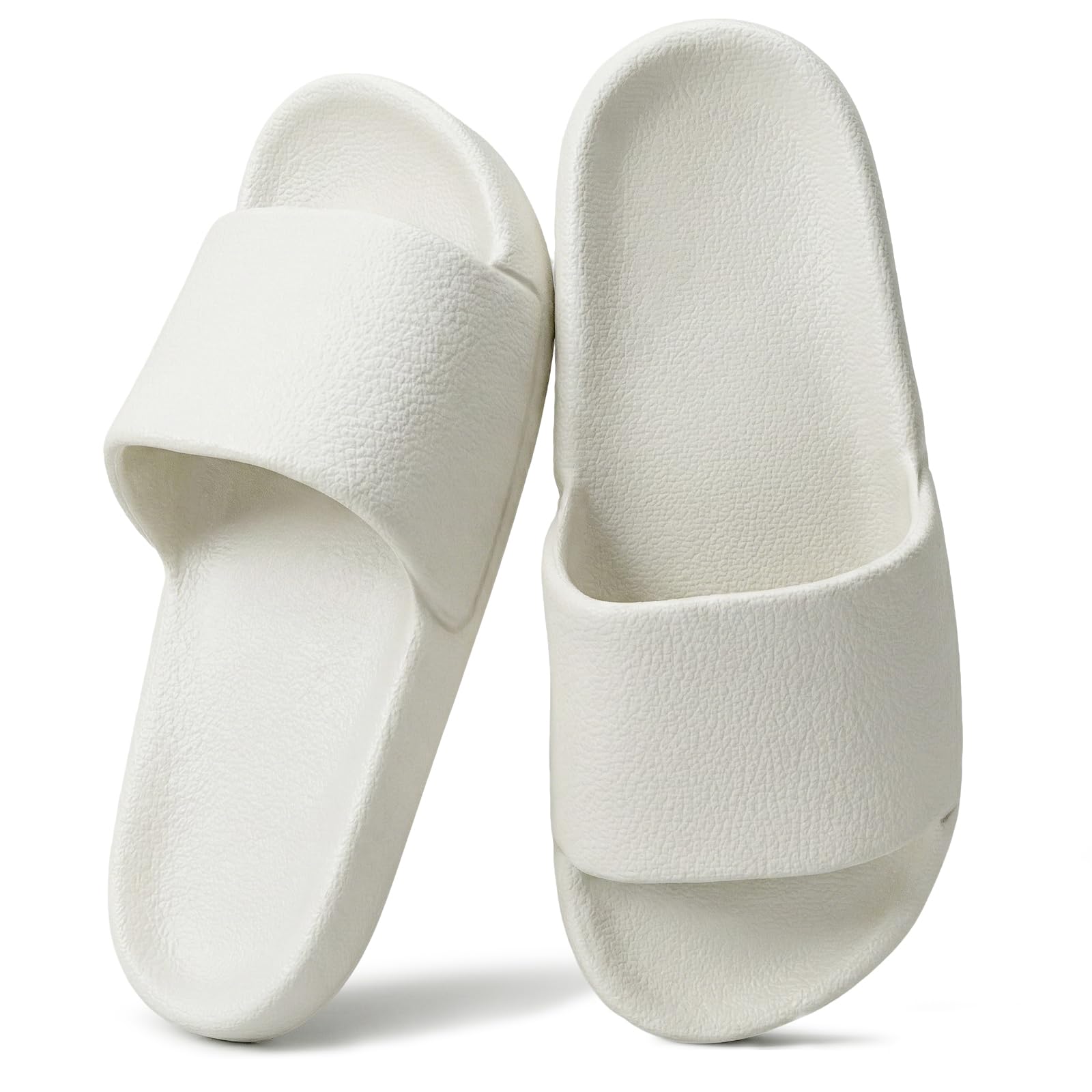 Kattmas Shower Shoes for Women & Men - Non-Slip House Slippers - Cloud Comfort Slides - Quick-Dry, Arch Support - Perfect for Bathroom, Beach, Pool,