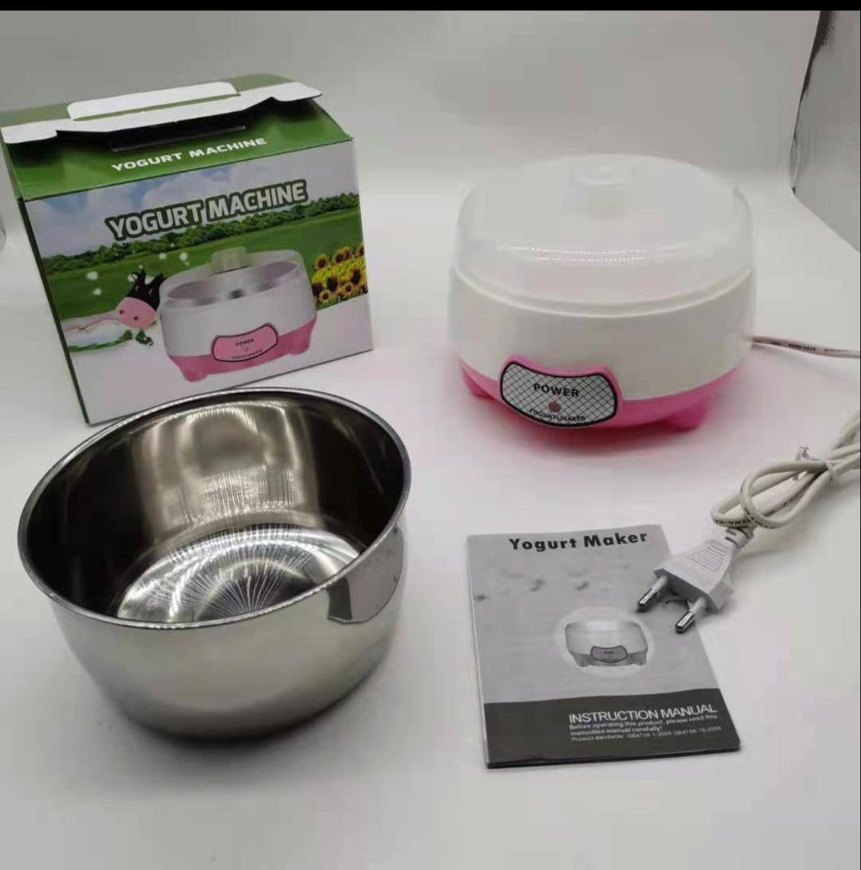 Electric yogurt maker machine for home 1 liters with Stainless Steel Inner Container | Automatic System dahi maker electric yogurt maker digital Curd maker electric yogurt maker (Multi Color)-image-21