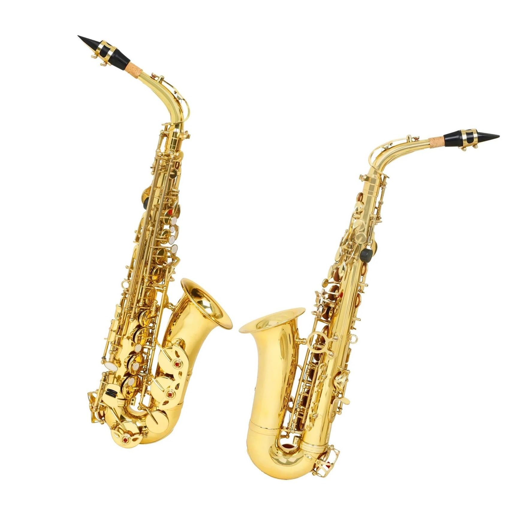 Eb Saxophon Messing Alt Set Professionelles Holzblasinstrument Mit Zubehör Für Anfänger Standard-Saxophon