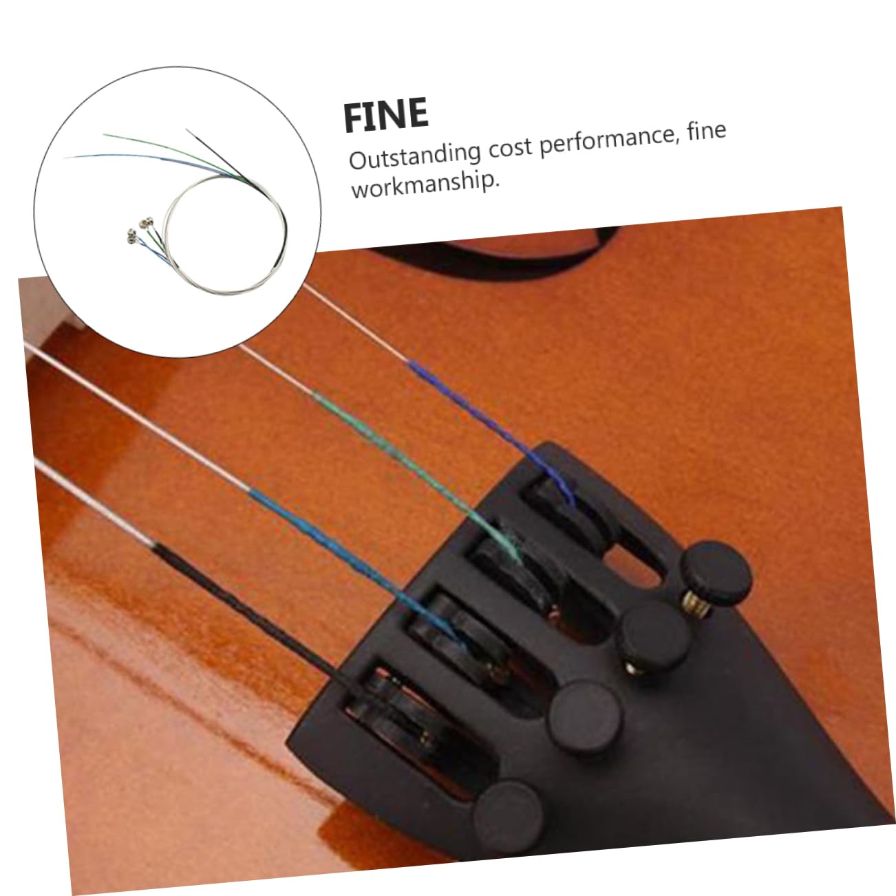 ULDIGI Longevity Clarity: 4/4 Violin Strings Full Set Strings Professional Grade Replacement Parts