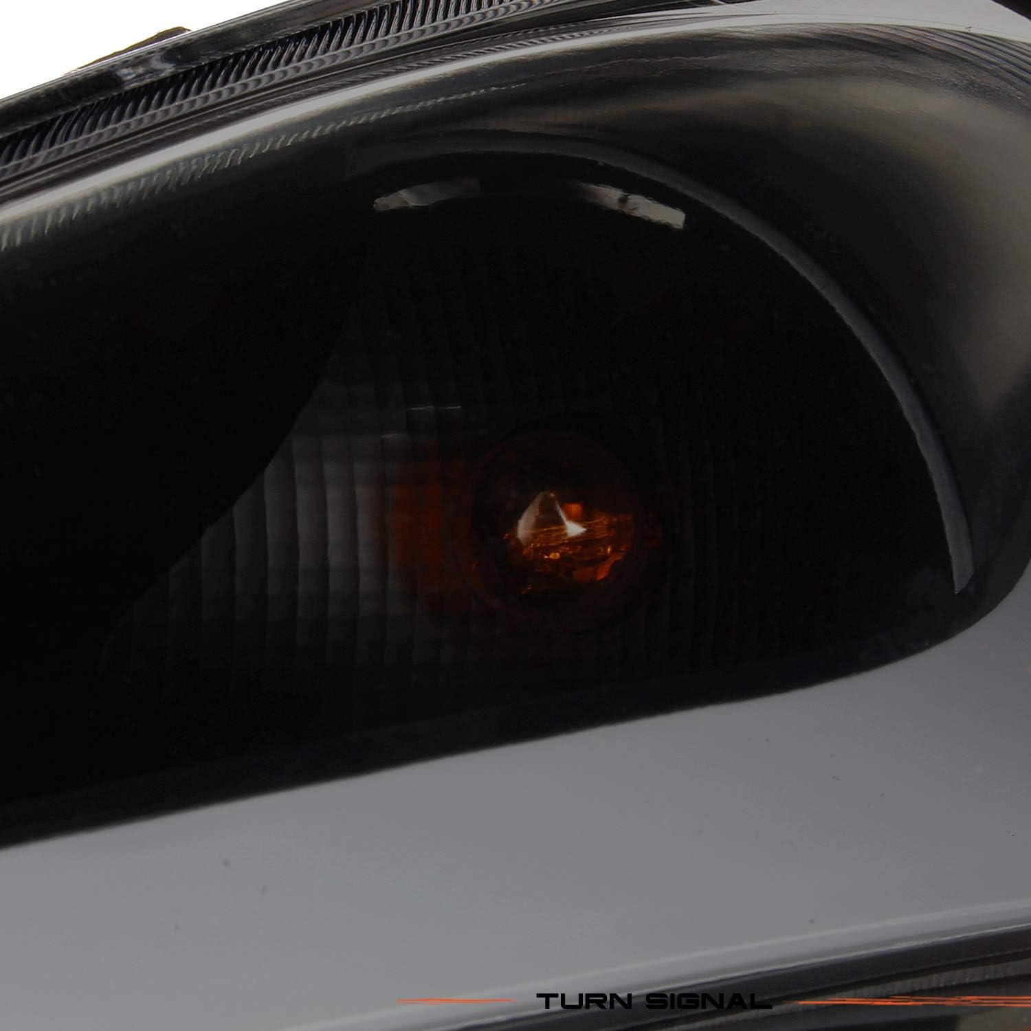 AKKON - For 2010-2013 G37/G25 2015 Q40 Sedan Black Smoked LED Sequential LED Signal Tube Projector Headlights