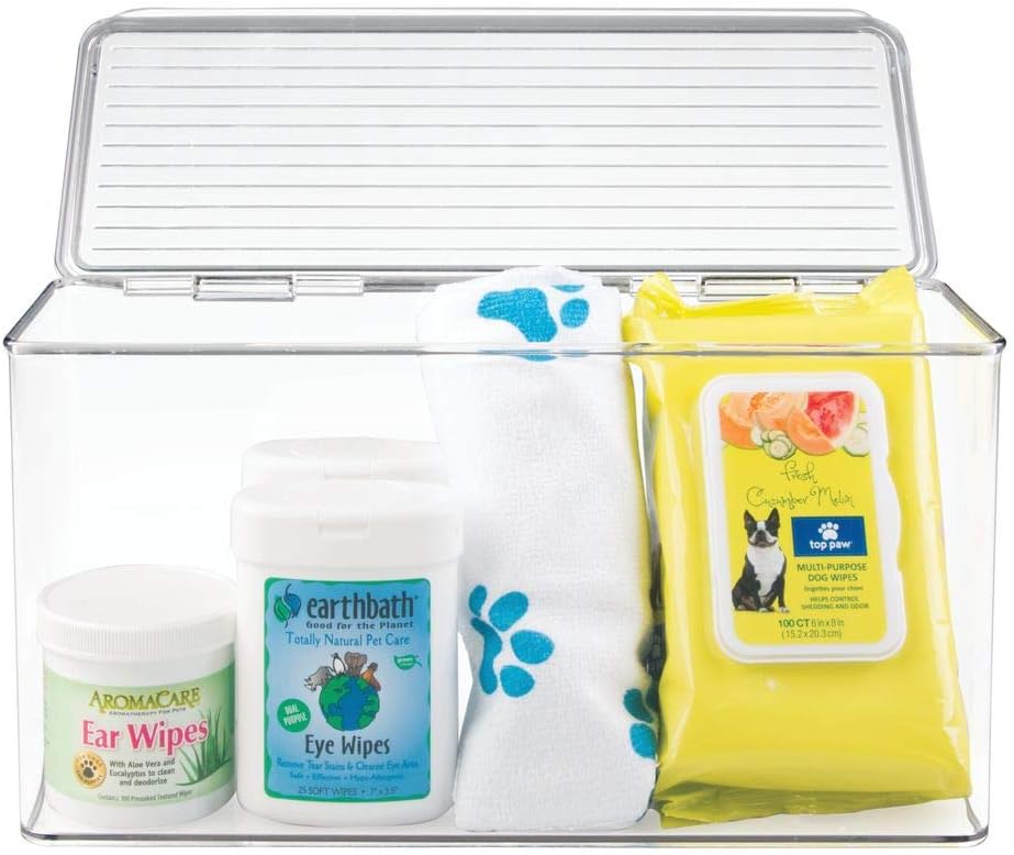 Idesign Kitchen Binz Stackable Box, Clear - Id67630Es, 14 x 34 x 18 cm