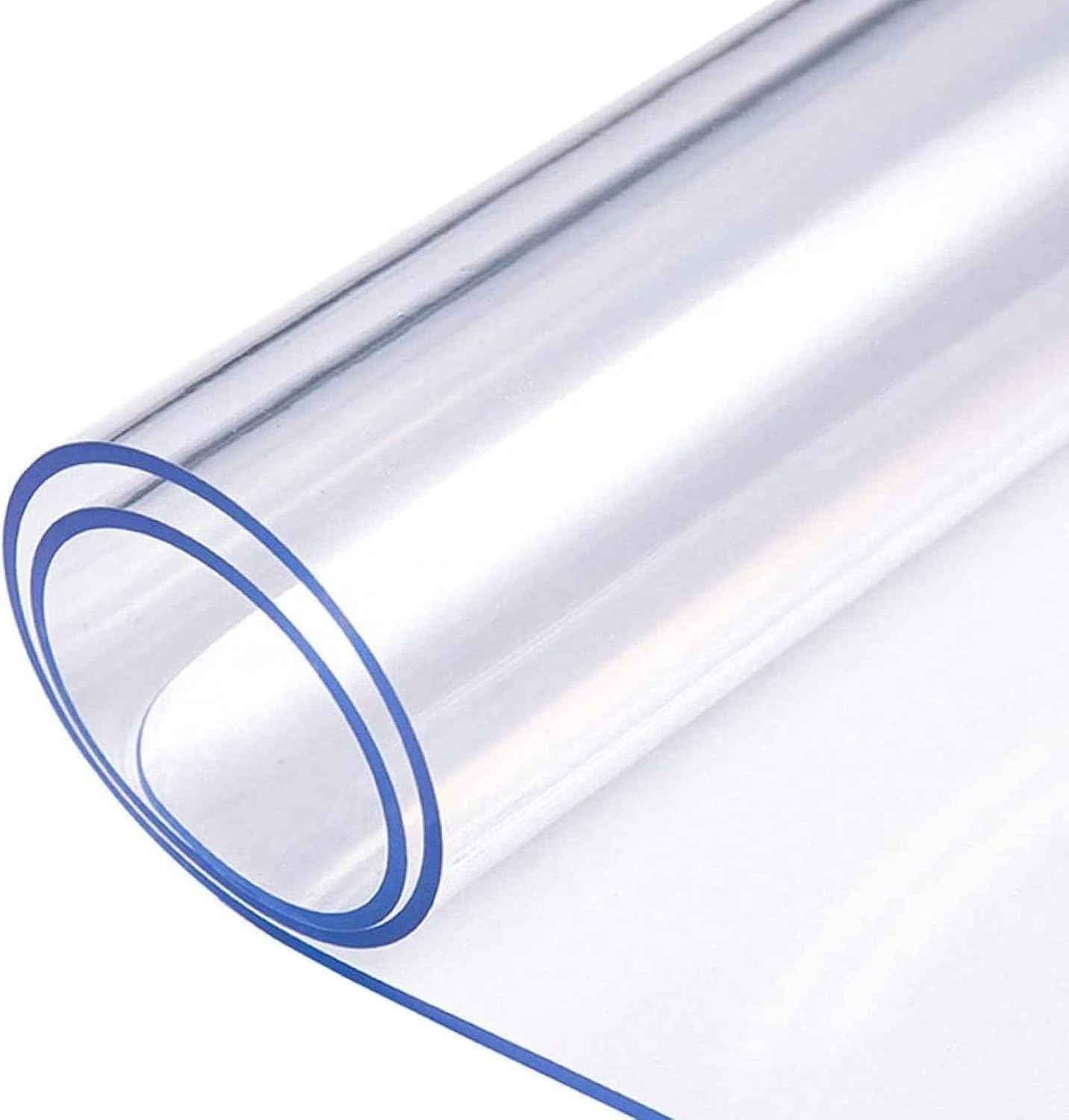 C Tovaglia impermeabile in PVC da 1,5 mm, protezione rettangolare tagliabile, 160 x 180 cm / 62.99x70.87in, facile da pulire, perfetta per cene, feste ed eventi