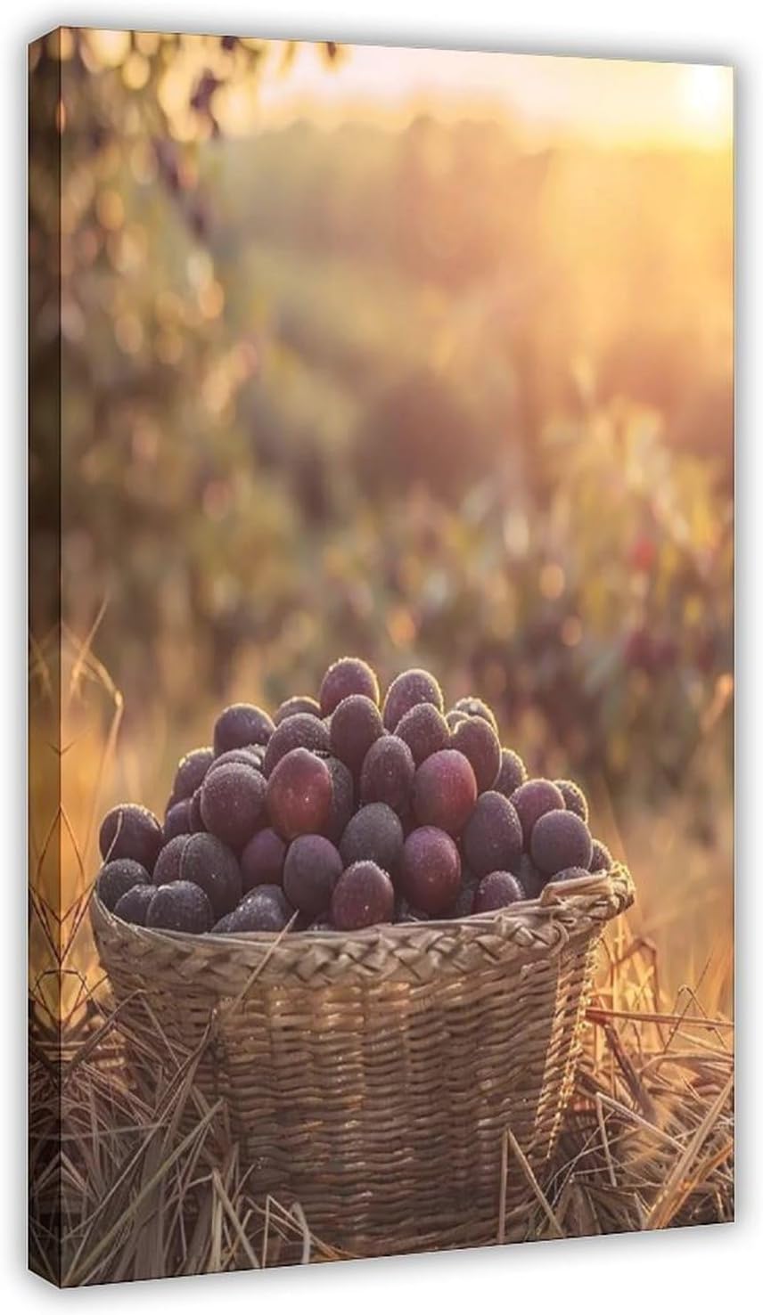 IADNG Açaí Poster sur toile pour décoration de chambre à coucher 30 x 45 cm