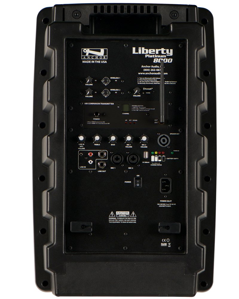 Anchor Audio Liberty Deluxe AIR Dual Package with Wireless AIR Companion Speaker and Two Wireless Microphones