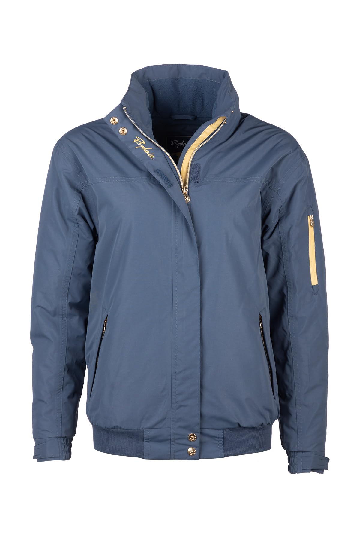 Rydale Bomber Jacket Equestrian Style Short Waterproof Riding Coat 12 Colours (UK, Numeric, 10, Regular, Regular, Dark Denim)