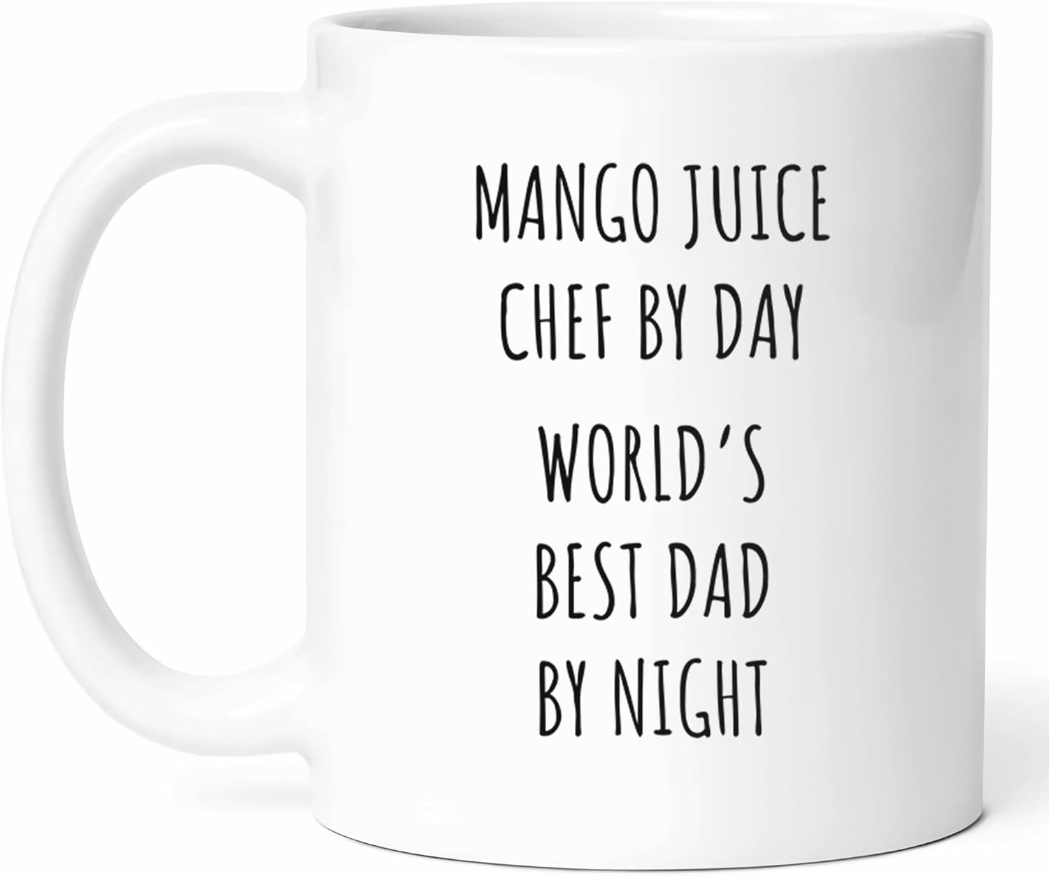 Mango Juice Dad Chef Mug - Tropical Beverage Coffee Cup - Fruit Blender Funny Gift From - Tea Mugs - Cups - 11 Oz Ceramic Gifts For Fans, Birthday, Him, Her, Summer Refreshment, Delight - Image 1 of 6