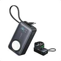 Anker MagGo Power Bank Magsafe per Apple Watch, Portatile e Compatta da 10000mAh 35W Max