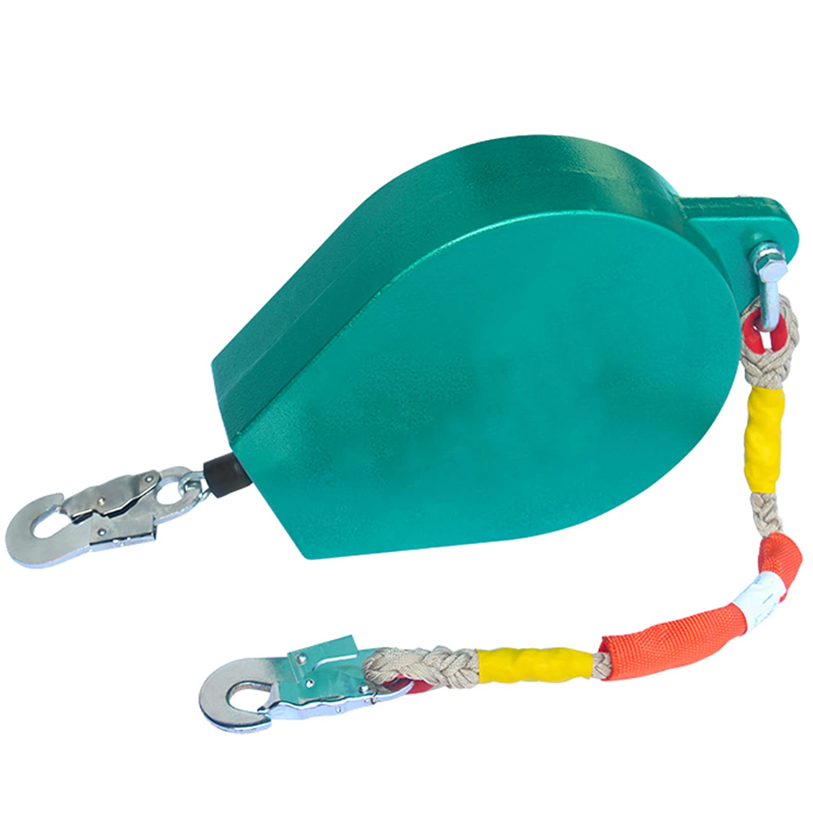 Aocay Heavy-Duty Cable Self Retracting Lifeline, 5m,7m,10m,15m,20m Personal Fall Arrest Protection Safety SRL Lanyard for Roofing Construction, Tripod, Load: 150kg