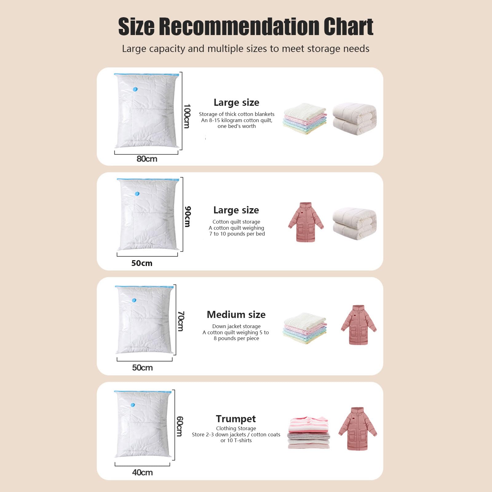 De 11 sacs de compression résistants à l ' humidité avec pompes à