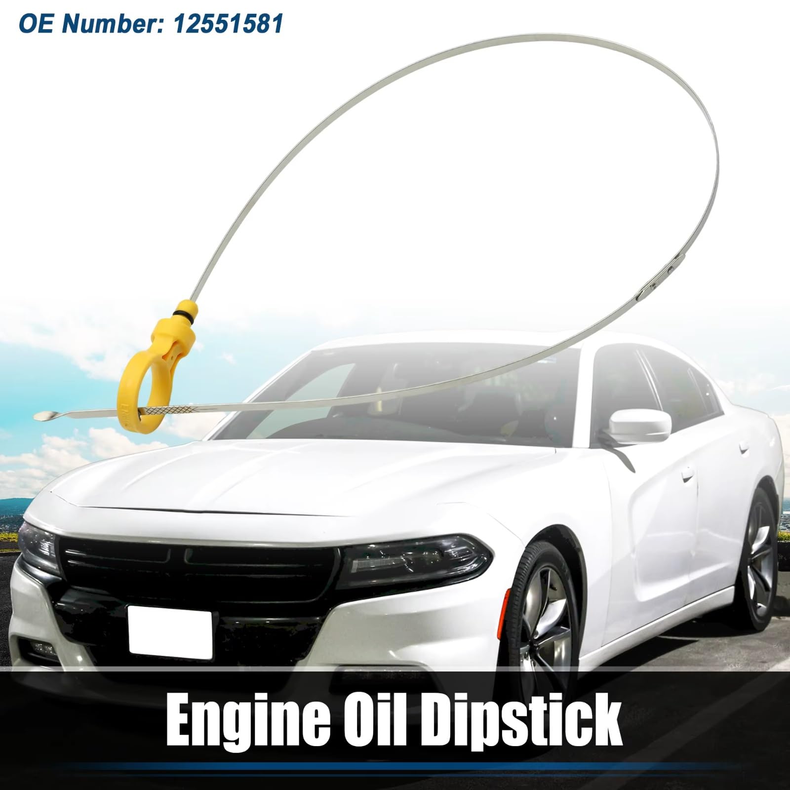 Asta di Livello Olio Motore per Pontiac Formula Trans Am 5.7L V8 - Benzina 1998 1999 2000 2001 2002 Asta di Livello Olio Motore per Auto 12551581
