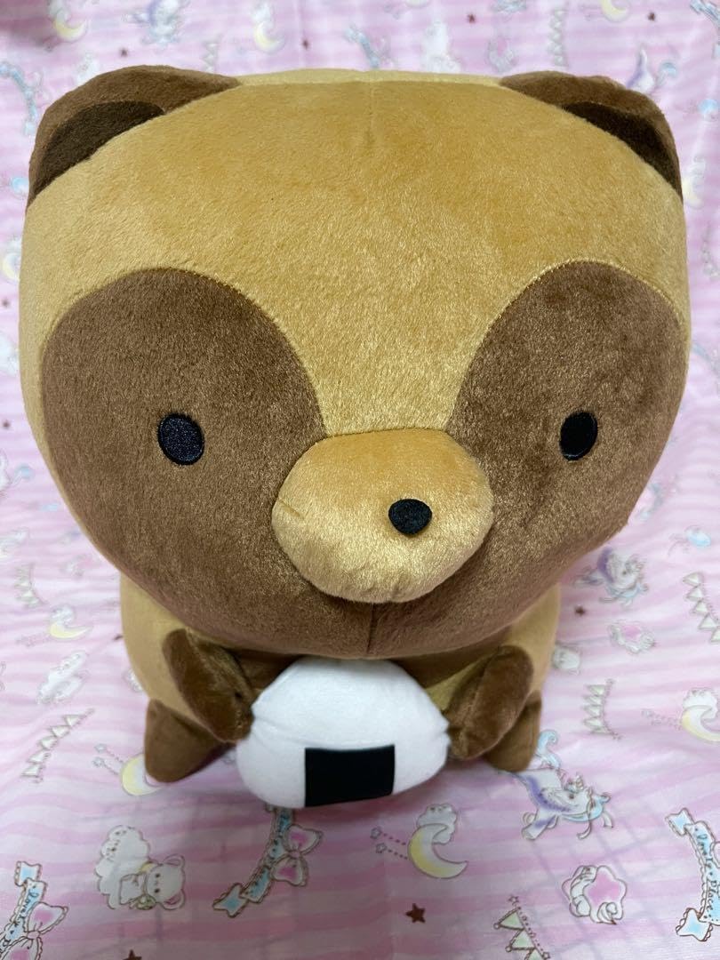 1点限り✨タヌキ と キツネ 特大 ぬいぐるみ おにぎり可愛い