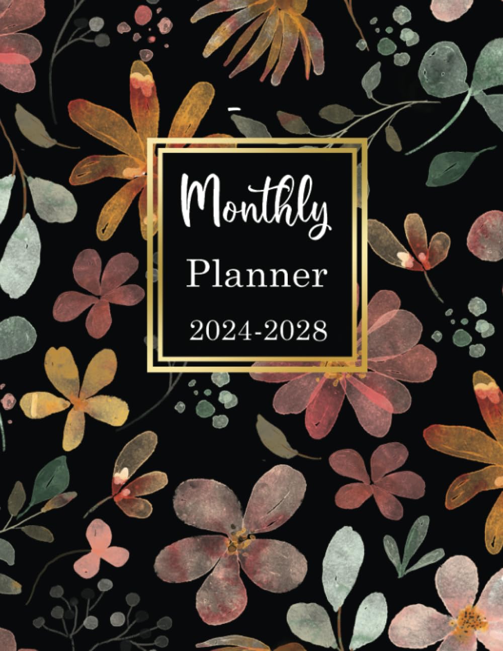 2024-2028 Five Year Monthly Planner: 5 Year 60 Months From January 2024 To December 2028 Agenda Schedule Organizer With Federal Holidays: Fink, William A