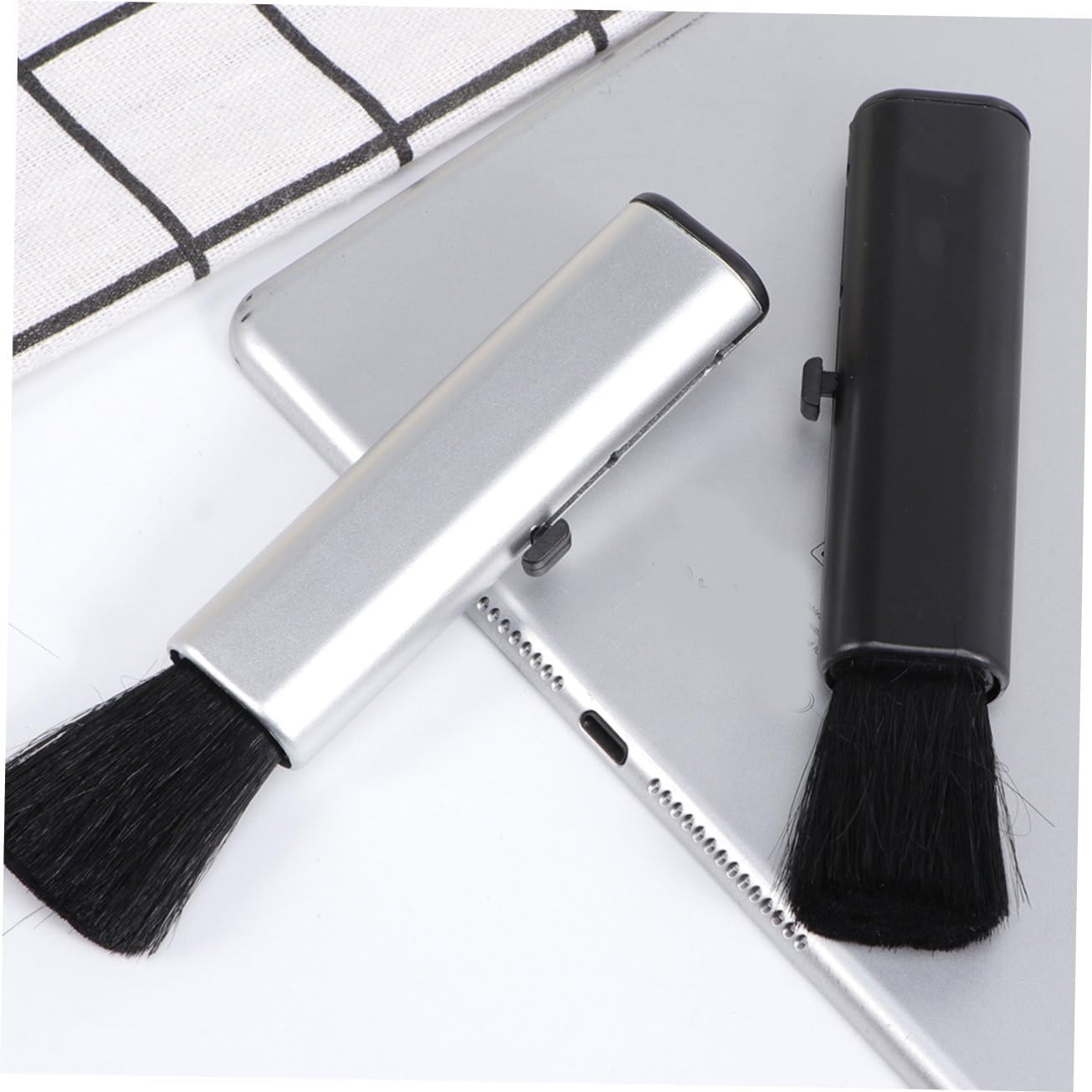 Retractable Keyboard Cleaning Brush 2Pcs ABS for Home Computer Use