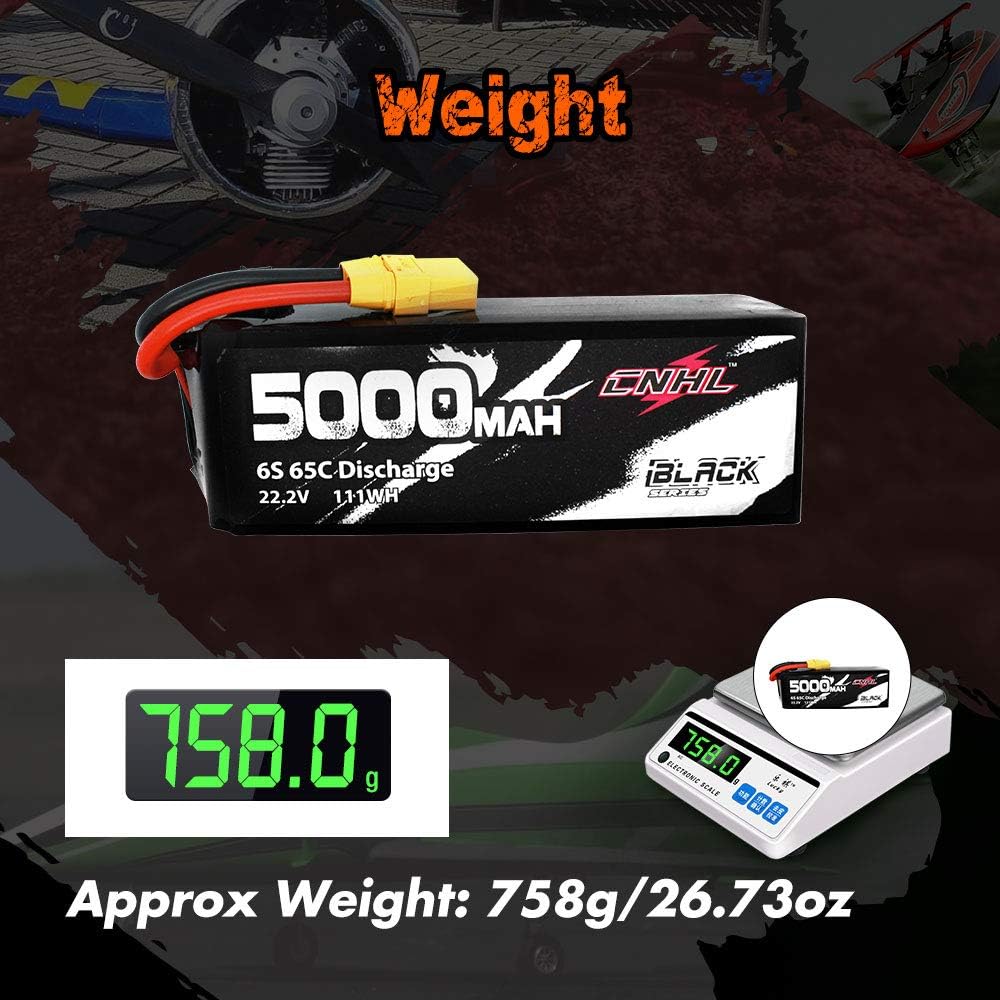 🔥 Hot Deals CNHL Black Series 5000mAh 22.2V 6S 65C Lipo Battery with XT90 for RC Car,RC Airplane/Truck, RC Boat,DJI Airplane,RC Boat,Heli Airplane, Drone FPV,Multi-Motor Hobby DIY Parts Review Product CNHL Black Series 5000mAh 22.2V 6S 65C Lipo Battery with XT90 for RC Car,RC Airplane/Truck, RC Boat,DJI Airplane,RC Boat,Heli Airplane, Drone FPV,Multi-Motor Hobby DIY Parts