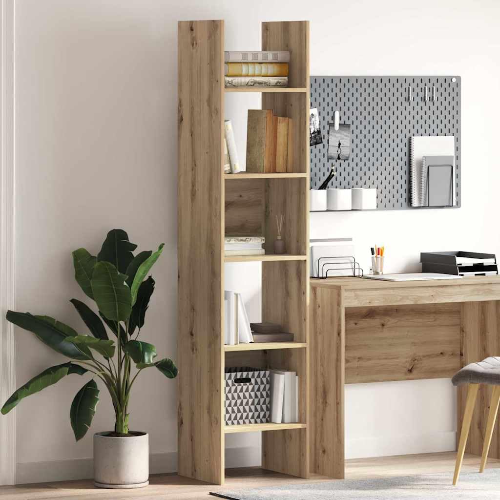 vidaXL Bibliothèque 5 Niveaux 40 x 35 x 180 cm Bois d'ingénierie