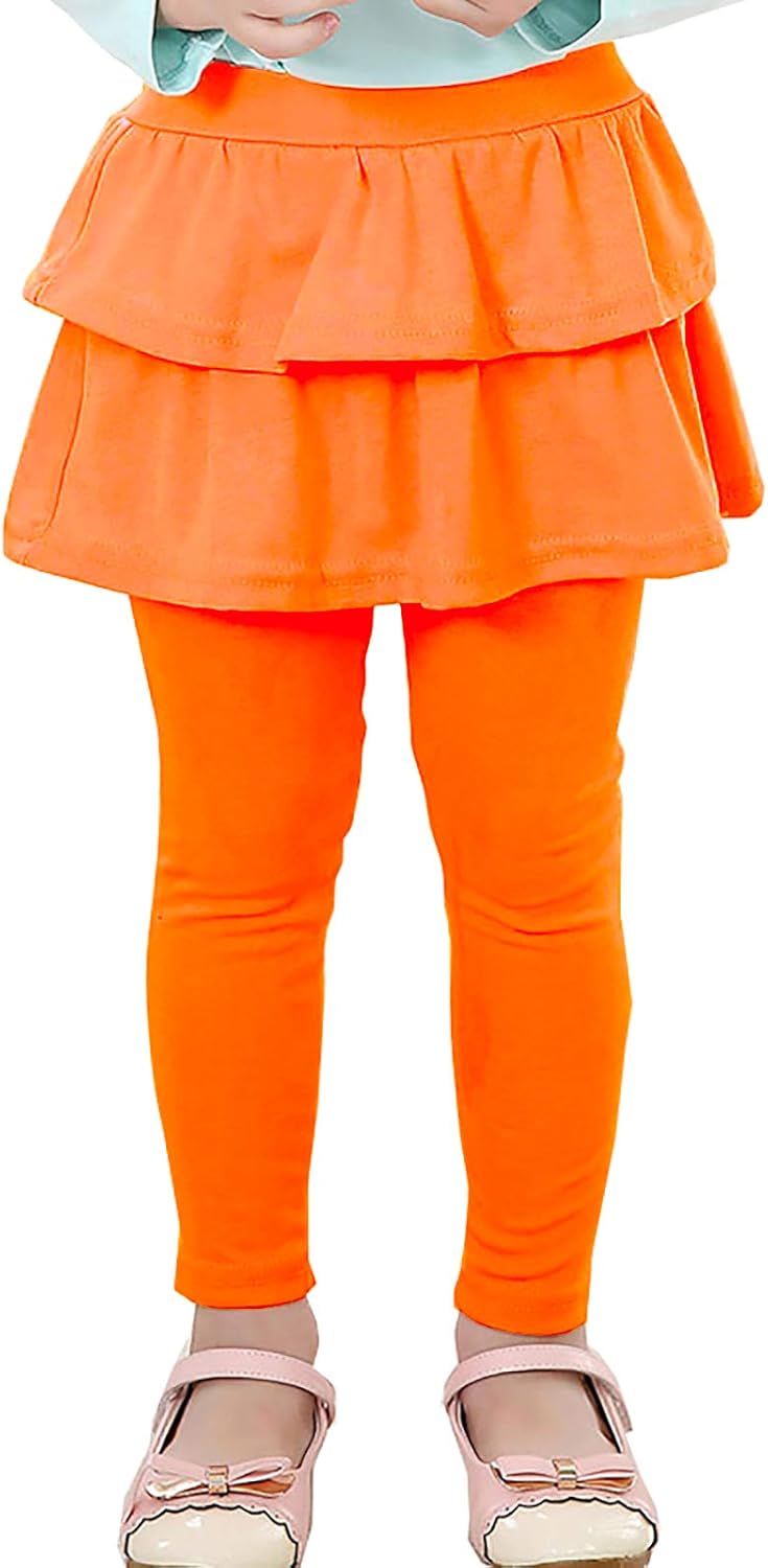 RieKet Girls School Uniform Pants Warm Stretchy Athletic Leggings with Skirt 2-14 Years RieKet Girls School Uniform Pants Warm Stretchy Athletic Leggings with Skirt 2-14 Years