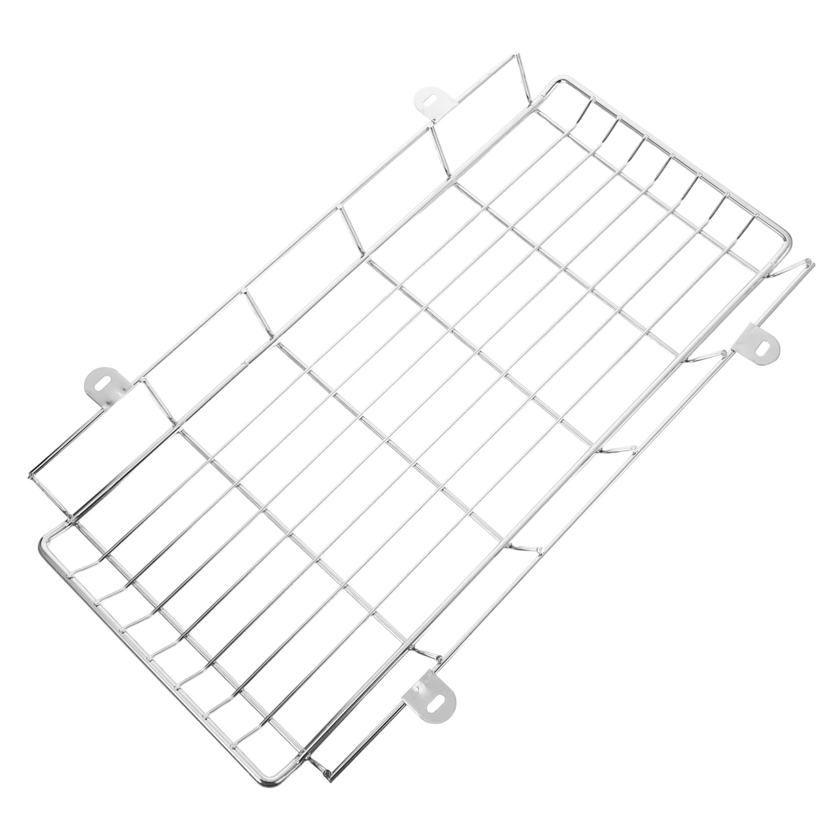 Éclairage de secours de protection métallique avec cage murale et grille de sécurité antichoc