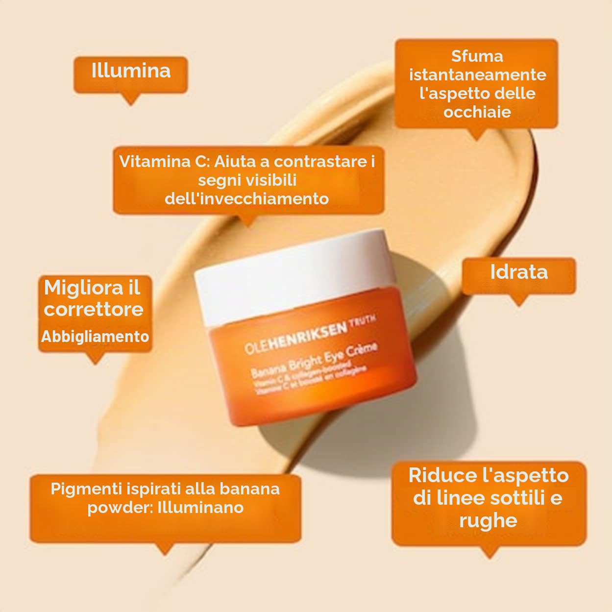 Ole Henriksen - Crema contorno occhi Banana Bright Eye, 15 ml.
