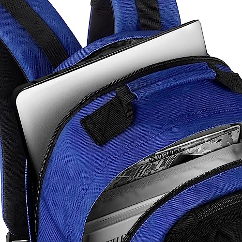 Choco Mocha Boys Camo Backpack For Elementary Middle School, Large Backpack For Kids Teen Boys, 18 Inch, Blue #TOP3