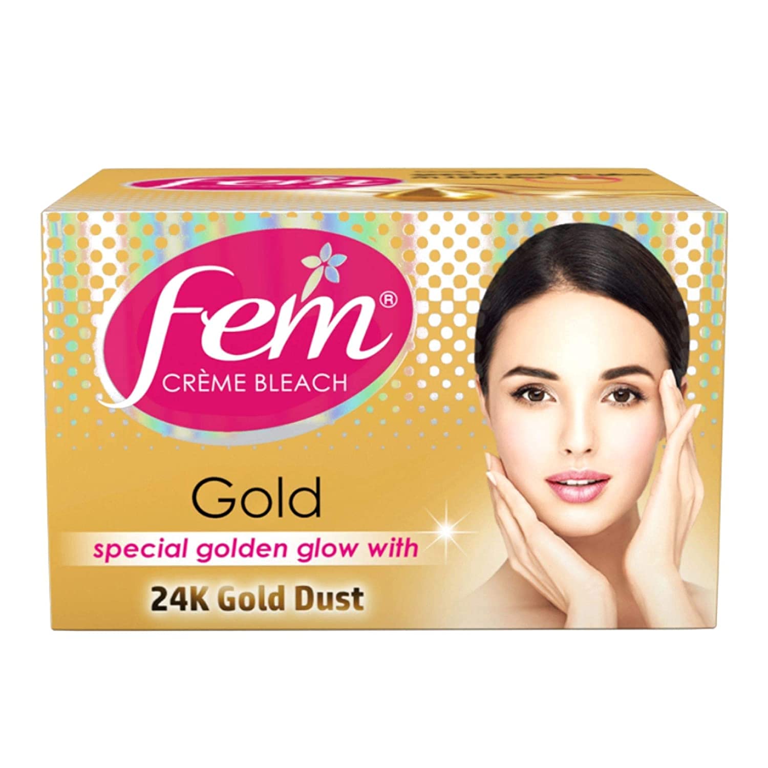 Yash Trading Company Fem Gold Bleach (Special Goldn Glow) Insta Glow Gold Bleach (40gm) (PACK OF 1)