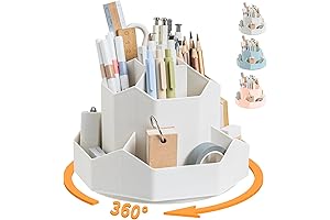 Rotating Pencil Holder for Desk: 360-Degree Organization at Your Fingertips