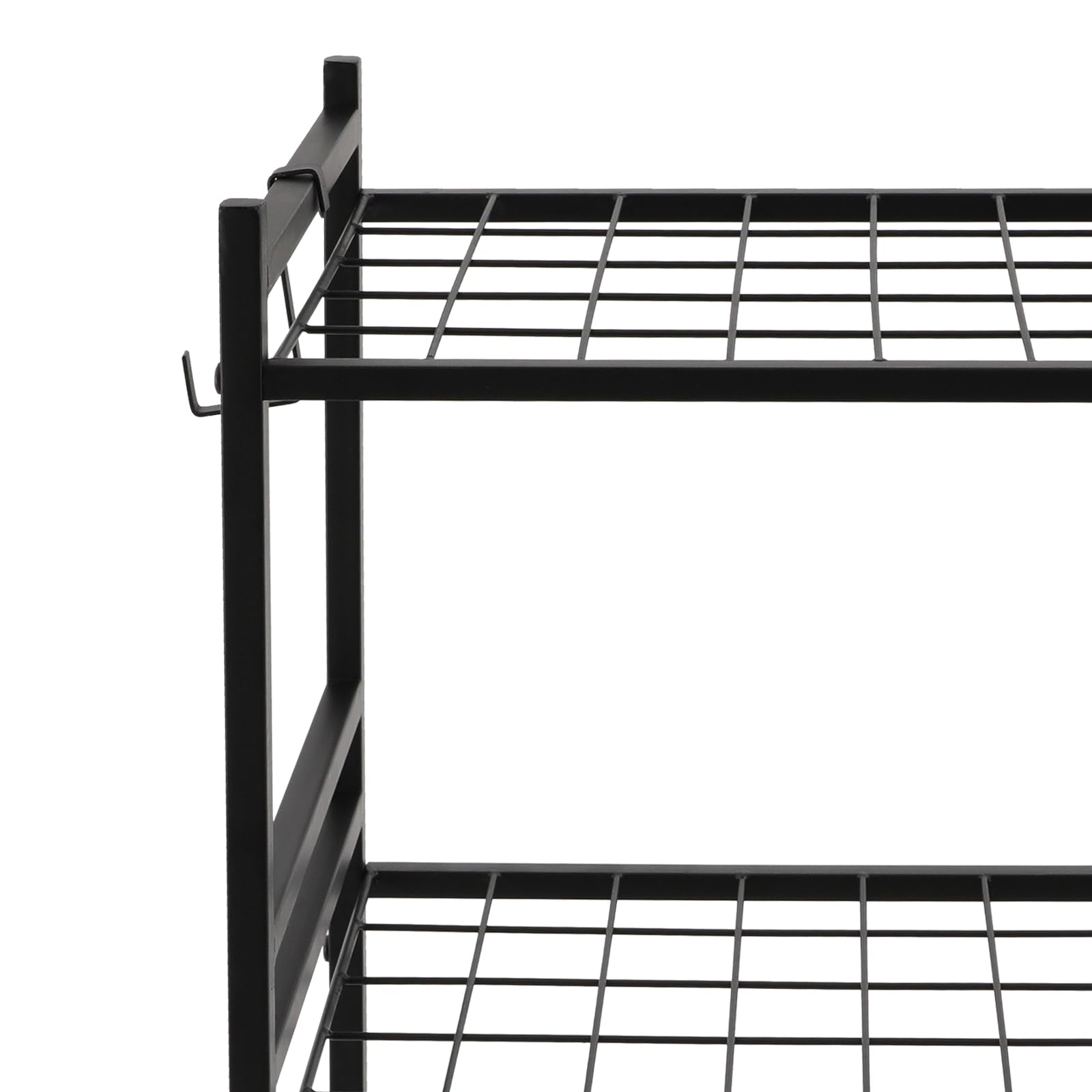 Supporto per attrezzi da giardino, in metallo, per attrezzi da giardino, 43 x 30 x 79,5 cm, con ruote per giardino e garage