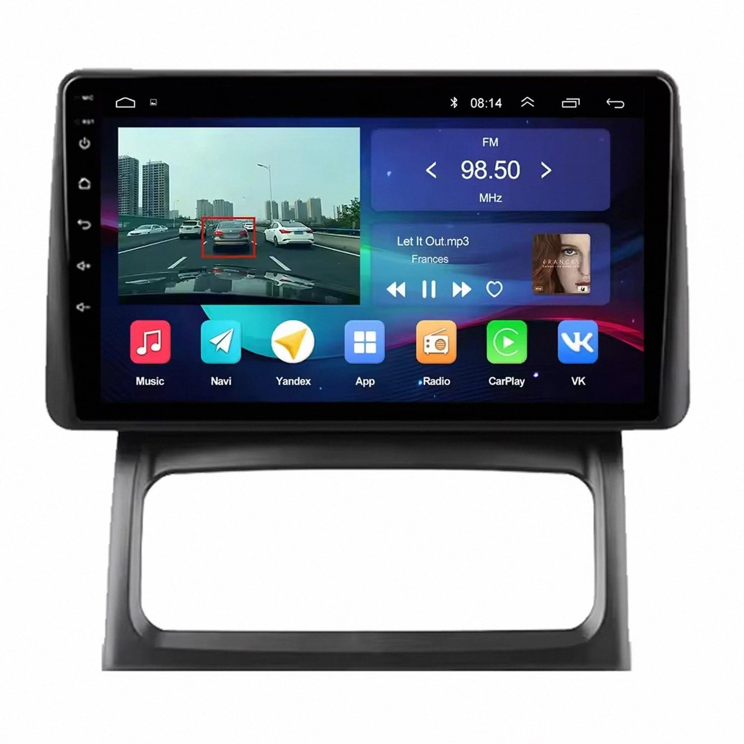 Carplay para Renault Clio 2 autoradio táctil con GPS y Android Auto 8