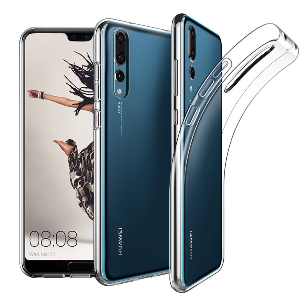 Huawei P20 Pro - Clear Case Ultra Thin Transparent Silicone Gel Cover for Huawei P20 Pro 2018 Model (CLEAR)