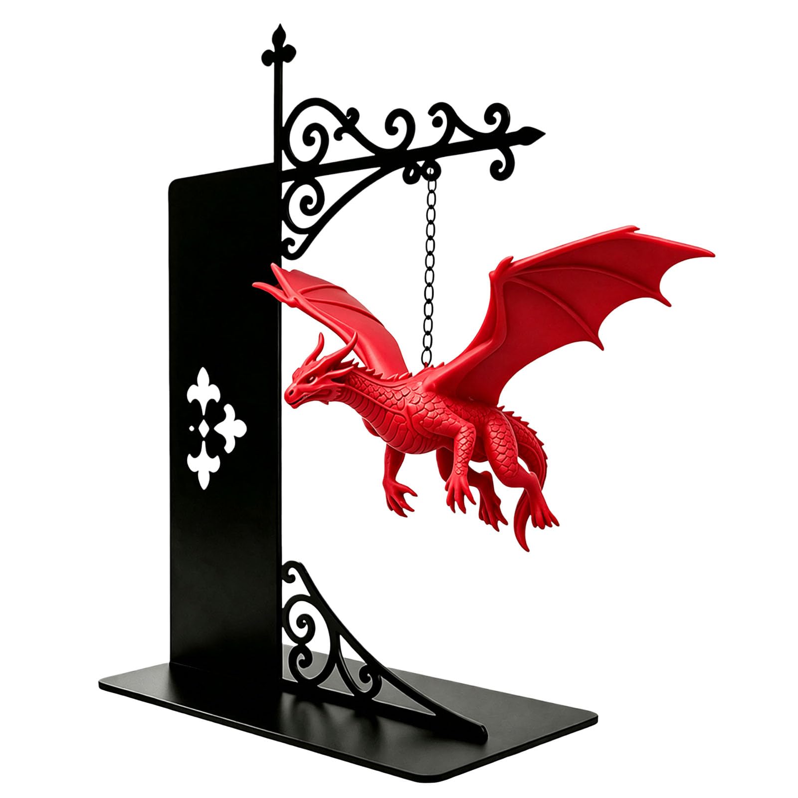 Floating Dragon Book Nook Light | Library Lantern Mini Bookshelf Lamp