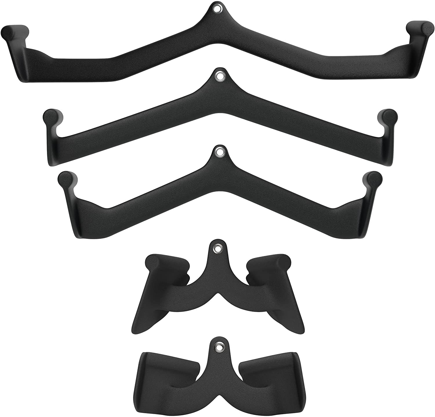 X MAXSTRENGTH LAT Pull Down Handle Attachment for Cable Machine Tricep Press Down T-Bar V-Bar Pulley Attachments Home Gym Fitness Rowing