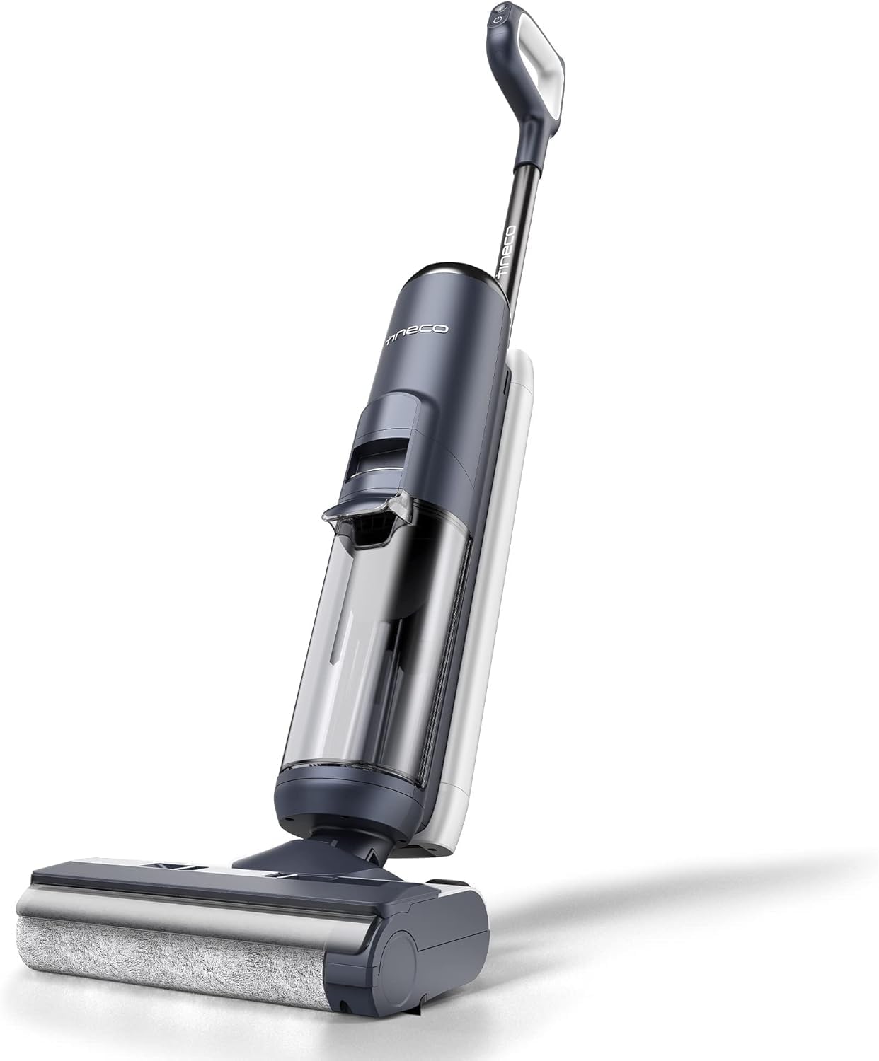 Tineco Floor One S5 Wet and Dry Cordless Vacuum Cleaner and Mop with Edge cleaning, 220w suction with iLoop Smart Sensor Technology and screen, Streak-Free and Self Cleaning Dual Tank Feature