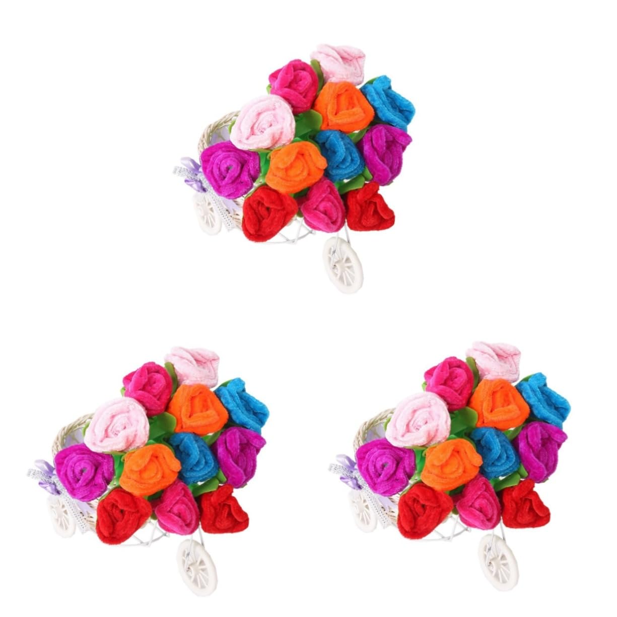 Ciieeo 36stücke Kugelschreiber Mit Rosenblüten- Blau Zufällige Farben Als Raumdekoration Lange Schreibgeräte Angenehmem Griff