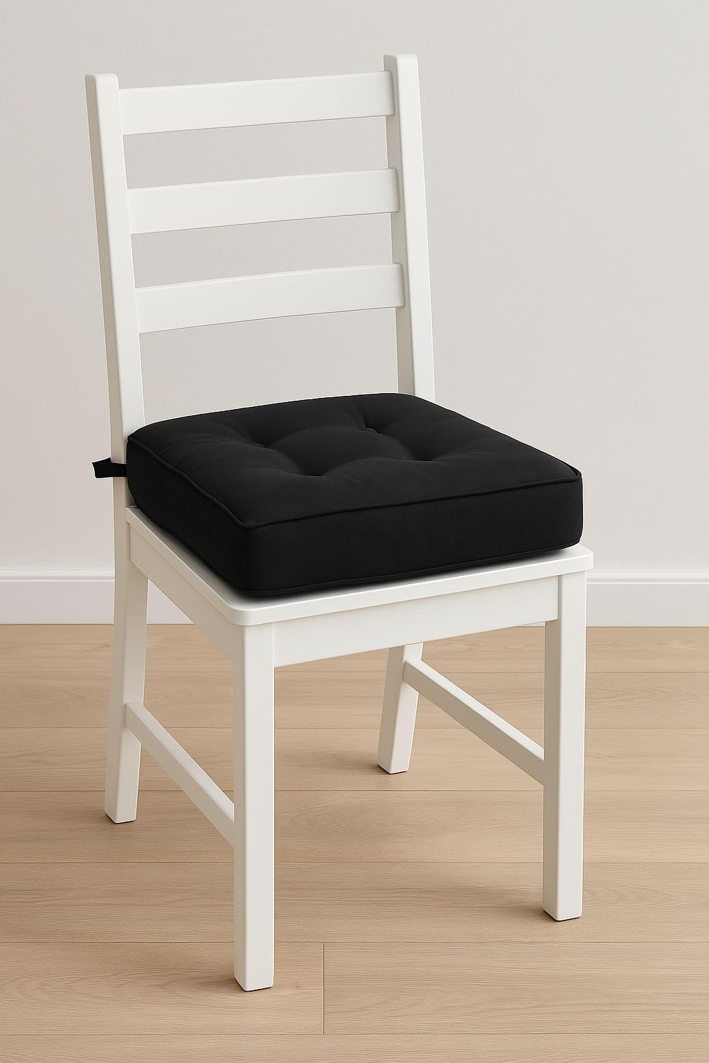 4All Booster Cushion – Firm Seat Riser Cushions for Chair, Thick Armchair & Sofa Booster Cushion, Post Hip Replacement Support 10cm (Black)