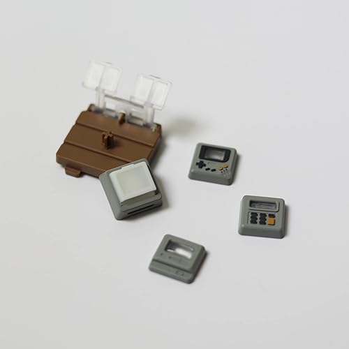 Miniatura 3 de Linda tecla con diseño 3D ESC R4 personalizado para teclado mecánico, mini teclado retro para videojuegos (gris)