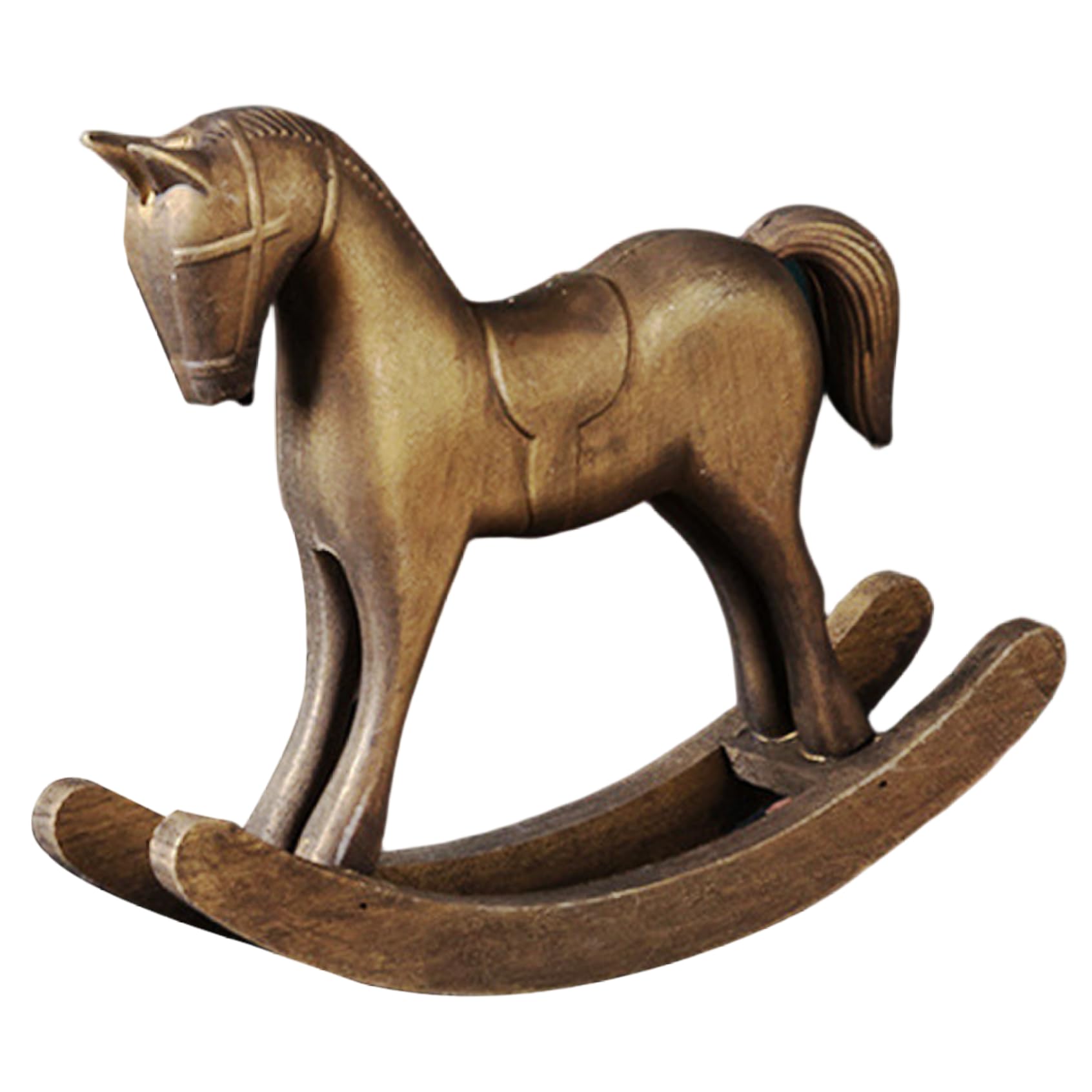 Sculpture de cheval vintage pour l'affichage de cheminée