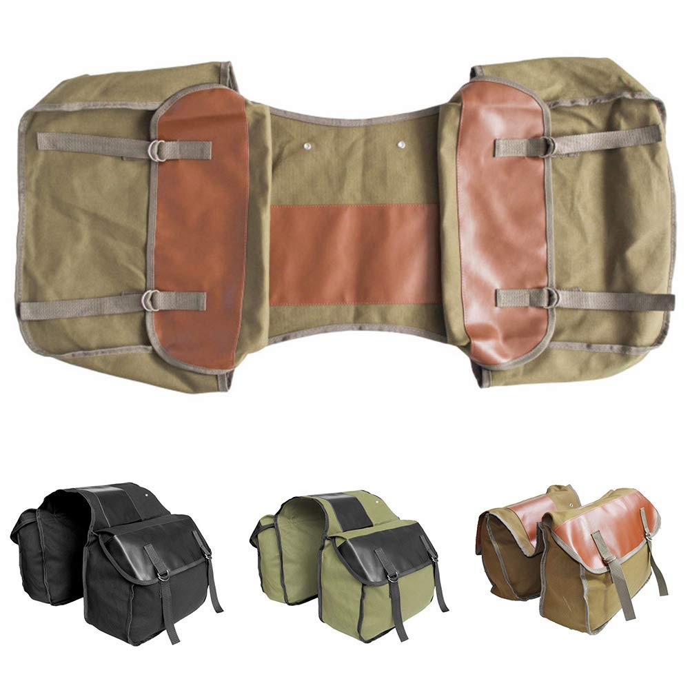 Leinen Radtaschen Tasche, Multi Funktion Fahrrad Gepäckträger Tasche, Fahrradsitz Koffer Tragetasche, Viele Taschen Fahrrad Satteltasche Schwanz Sitz 