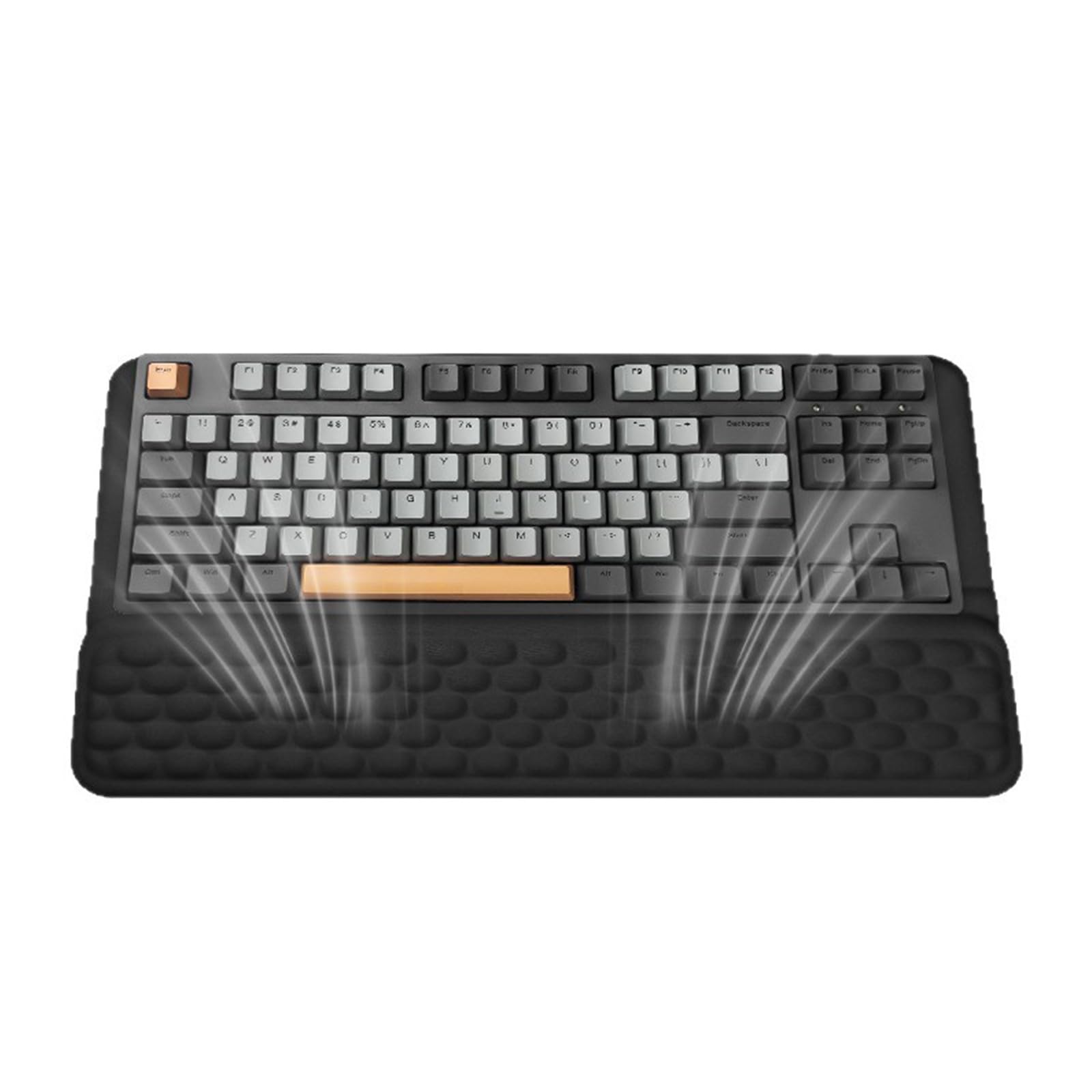 Coussin ergonomique repose-poignet pour clavier, protection de poignet relaxant en mousse à mémoire de forme, repose-poignet ergonomique pour ordinateur