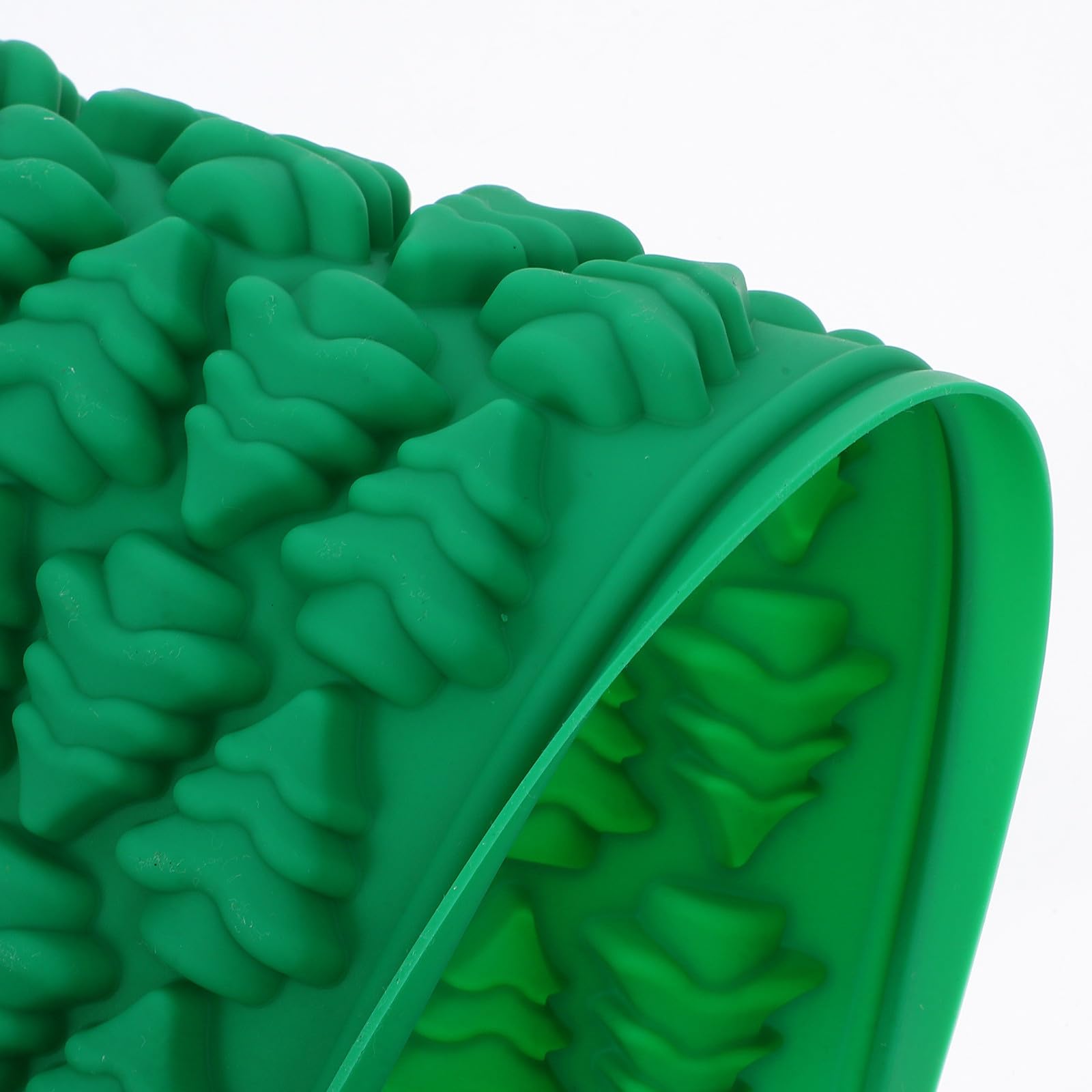 TOYANDONA 5 Set Stampo in Silicone per Albero di Natale, 100 Griglie, Verde | Antiaderente, Facile Sformatura, Accessorio Spatola Incluso, per Cioccolato, Caramelle, Fondente
