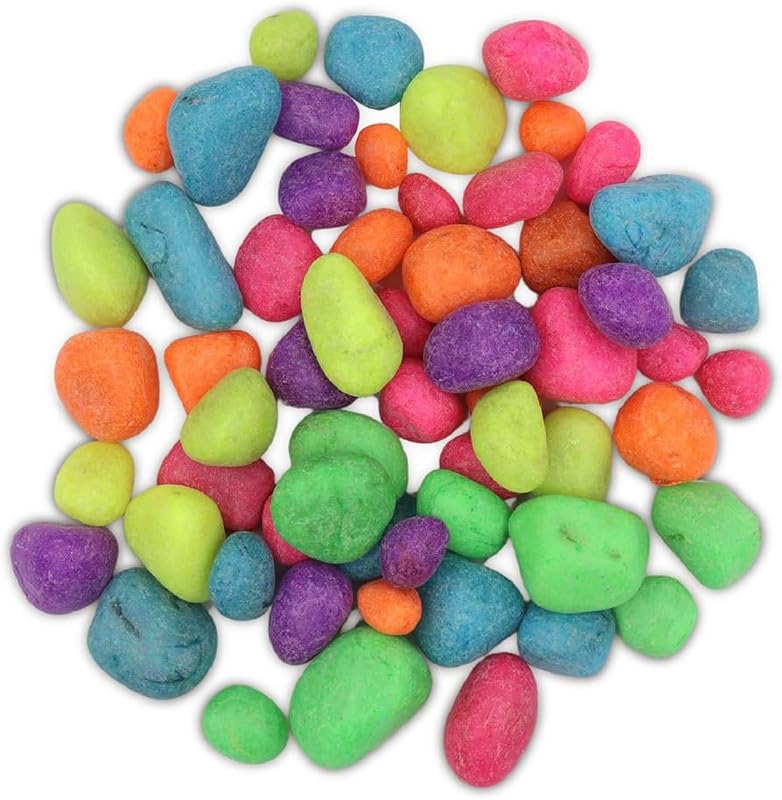 Garden Multicolour Pebbles for Flower Pots - 3 kg-image-29