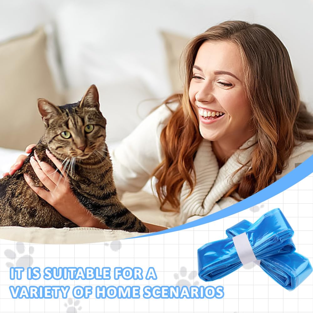 5 Piezas Bolsa de Repuesto de Arena para Gatos, 4.5m Recambios Contenedor de Pañales, Bolsas de Repuesto Litter Genie Compatibles Litter Locker para Mascotas, Cubos de Pañales