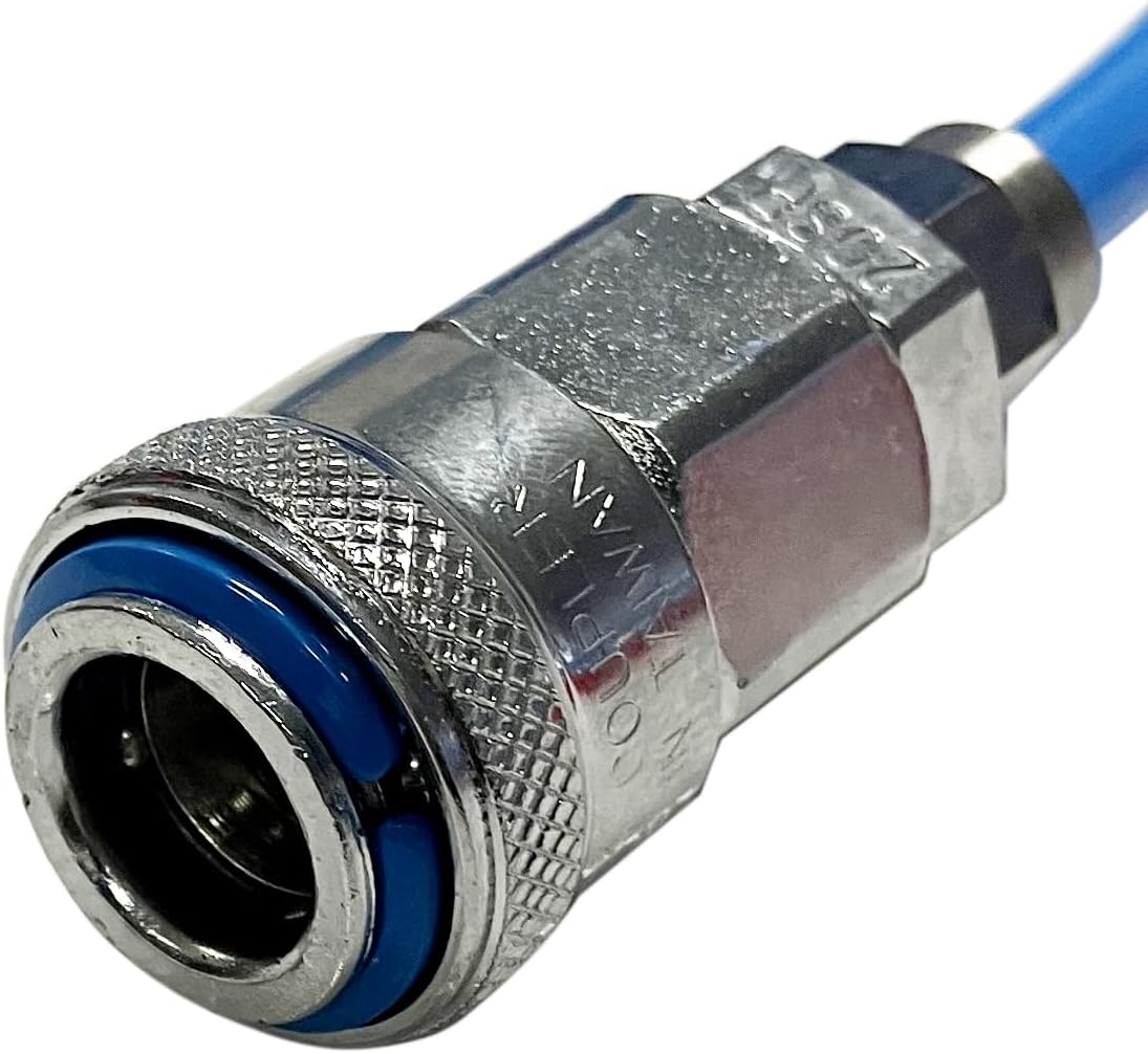 Wiz'A Arklands WZ5080-10 Coil Air Hose with One-Touch Coupler