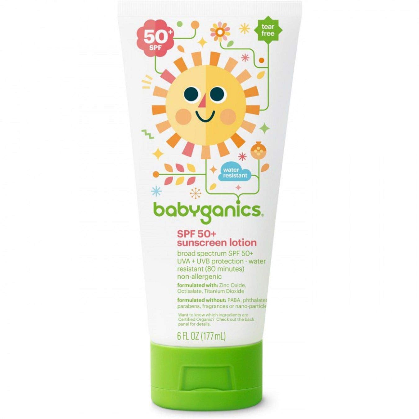 Sunscreen 50 SPF Organic 177ml - Babyganics