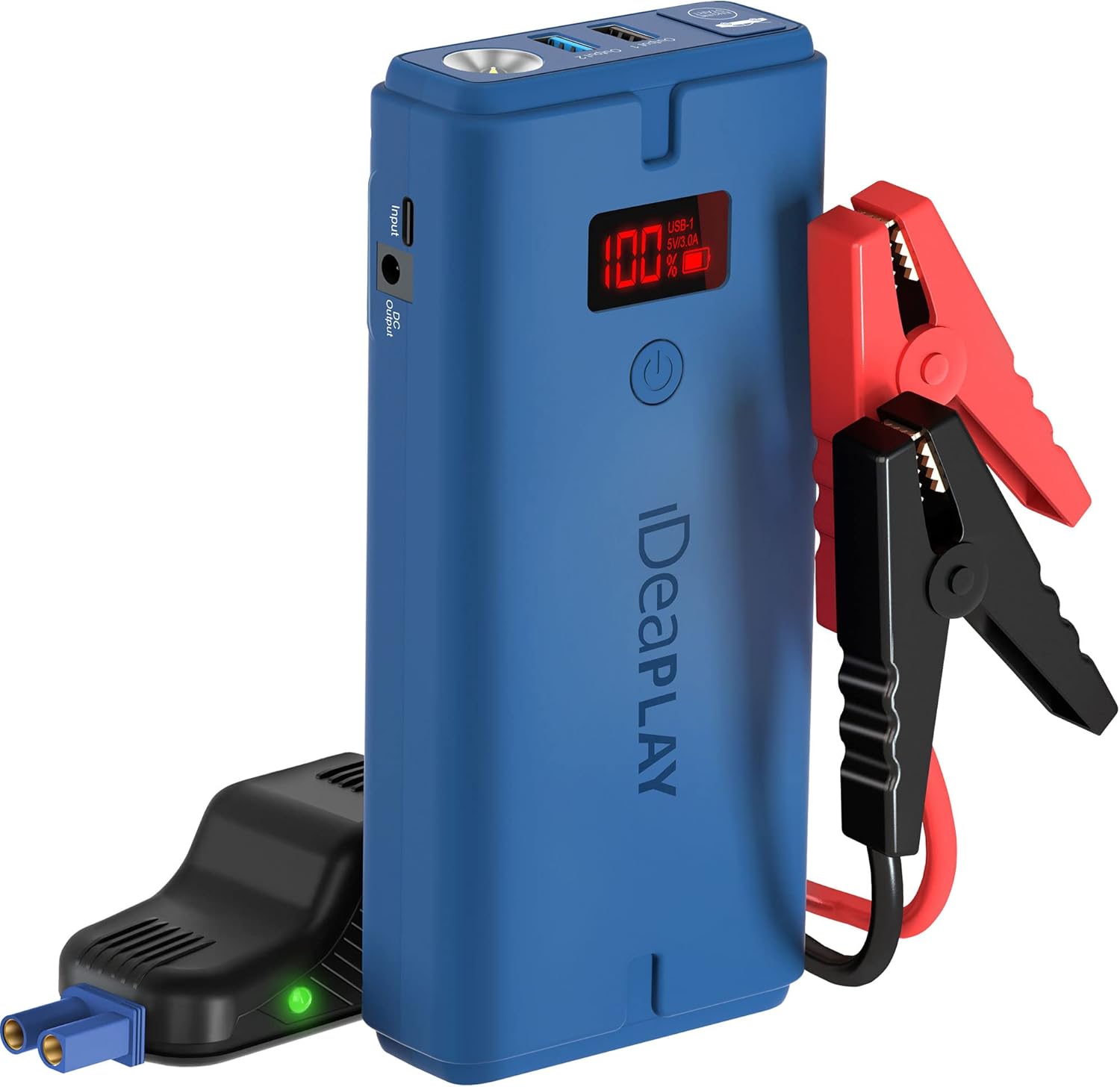 IDEAPLAY J10 Jump Starter, 1500A Peak 18000mAh 12V Battery